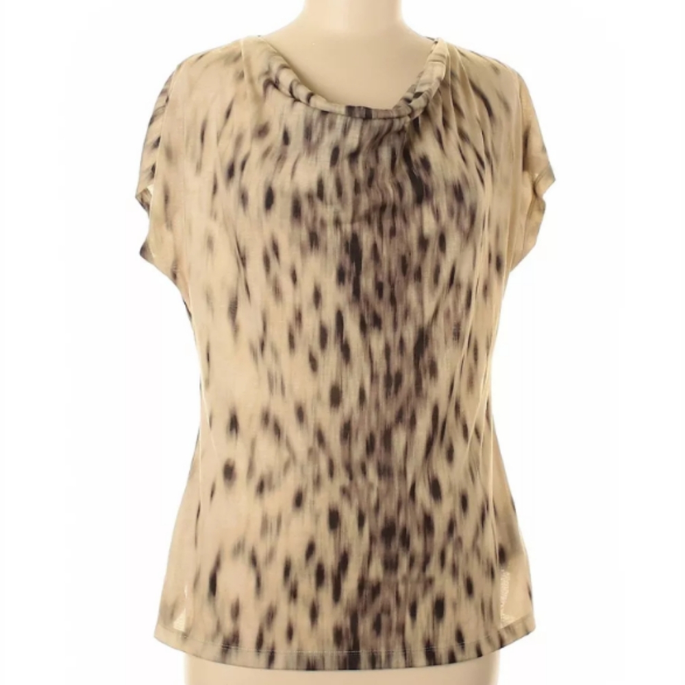 Kenneth Cole Animal Print Top